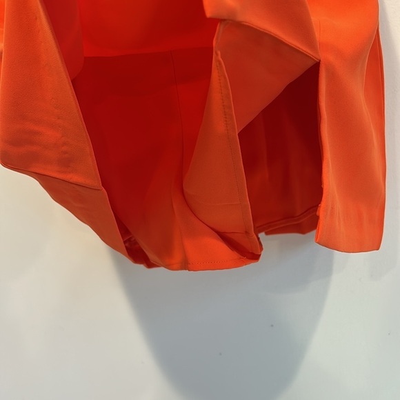 Amanda Uprichard x REVOLVE Augusta Dress in tangerine & Ivory - Picture 7 of 9